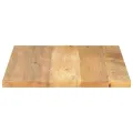 Dessus de table 70x60x3,8 cm rectangulaire bois massif manguier