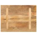 Dessus de table 70x60x3,8 cm rectangulaire bois massif manguier