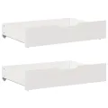 Cadre de lit sans matelas blanc 120x190 cm bois de pin massif
