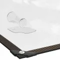 Bâche transparente avec œillets 2x2 m polyéthylène