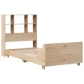 Cadre de lit sans matelas 90x200 cm bois de pin massif