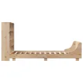 Cadre de lit sans matelas 90x200 cm bois de pin massif