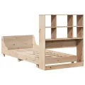 Cadre de lit sans matelas 90x200 cm bois de pin massif