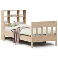 Cadre de lit sans matelas 90x200 cm bois de pin massif