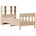 Cadre de lit sans matelas 90x200 cm bois de pin massif