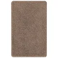 Ensemble de 3 tapis de bain  Marron en polypropylène antidérapant
