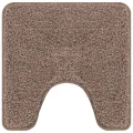 Ensemble de 3 tapis de bain  Marron en polypropylène antidérapant