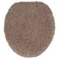 Ensemble de 3 tapis de bain  Marron en polypropylène antidérapant