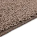 Ensemble de 3 tapis de bain  Marron en polypropylène antidérapant