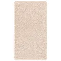 Tapis de bain Rectangulaire Crème 70x120 cm Polypropylène Antidérapant