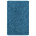 Ensemble de 3 tapis de bain  Bleu Polypropylène Antidérapant