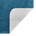 Ensemble de 3 tapis de bain  Bleu Polypropylène Antidérapant
