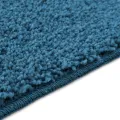 Ensemble de 3 tapis de bain  Bleu Polypropylène Antidérapant