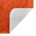 Tapis de bain rectangulaire orange 50x80 cm en polypropylène antidérapant