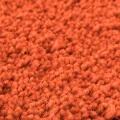 Tapis de bain rectangulaire orange 50x80 cm en polypropylène antidérapant
