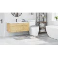 Ensemble de 3 Tapis de Bain Gris Polypropylène Antidérapant