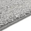 Ensemble de 3 Tapis de Bain Gris Polypropylène Antidérapant