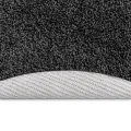 Tapis Shaggy avec support en latex Gris foncé ø160 cm