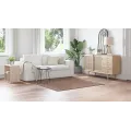 Tapis Shaggy à poils longs Marron 160x160 cm PP