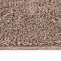 Tapis Shaggy à poils longs Marron 160x160 cm PP
