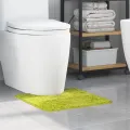 Tapis de bain U en forme de U vert 50x50 cm en polypropylène antidérapant
