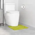Tapis de bain U en forme de U vert 50x50 cm en polypropylène antidérapant