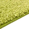 Tapis de bain U en forme de U vert 50x50 cm en polypropylène antidérapant