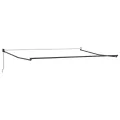 Auvent rétractable automatique orange et marron 350x250 cm