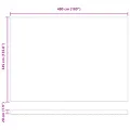 Store Rétractable Manuel avec Rayures Multicolores LED 500x350 cm