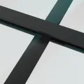 Porte coulissante et quincaillerie ESG verre et aluminium
