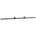 Porte coulissante kit de quincaillerie trempé verre aluminium