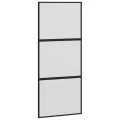 Porte coulissante kit de quincaillerie trempé verre aluminium