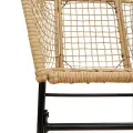 Ensemble à manger jardin 7pcs marron rpoly otin verre