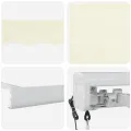 Auvent Rétractable Automatique Crème 500x300 cm