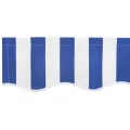 Store rétractable automatique bleu et blanc 350x250 cm