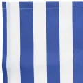 Store rétractable automatique bleu et blanc 350x250 cm