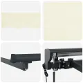 Auvent rétractable automatique crème 350x250 cm