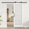 Porte coulissante avec kit matériel 'ORKDAL'blanche 78x202 cm