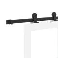 Porte coulissante avec kit matériel 'ORKDAL'blanche 78x202 cm