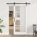 Porte coulissante  avec kit de quincaillerie 'ORKDAL'Blanche 78x202 cm