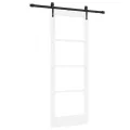 Porte coulissante  avec kit de quincaillerie 'ORKDAL'Blanche 78x202 cm