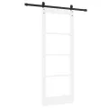 Porte coulissante  avec kit de quincaillerie 'ORKDAL'Blanche 78x202 cm