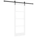 Porte coulissante  avec kit quincaillerie 'ORKDAL'blanche 78x202 cm