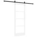 Porte coulissante  avec kit quincaillerie 'ORKDAL'blanche 78x202 cm