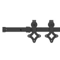 Porte coulissante  avec kit de matériel 93x232 cm bois massif de pin