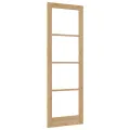 Porte intérieure avec verre "ORKDAL" 78x232x4 cm en bois massif de pin