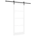 Porte coulissante  avec ensemble de quincaillerie 'ORKDAL'Blanche 93x232 cm