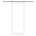 Porte coulissante  avec ensemble de quincaillerie 'ORKDAL'Blanche 93x232 cm