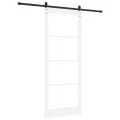 Porte coulissante  avec ensemble de quincaillerie 'ORKDAL'Blanche 93x232 cm