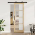 Porte Coulissante avec Kit de Quincaillerie "ORKDAL" 78x232 cm